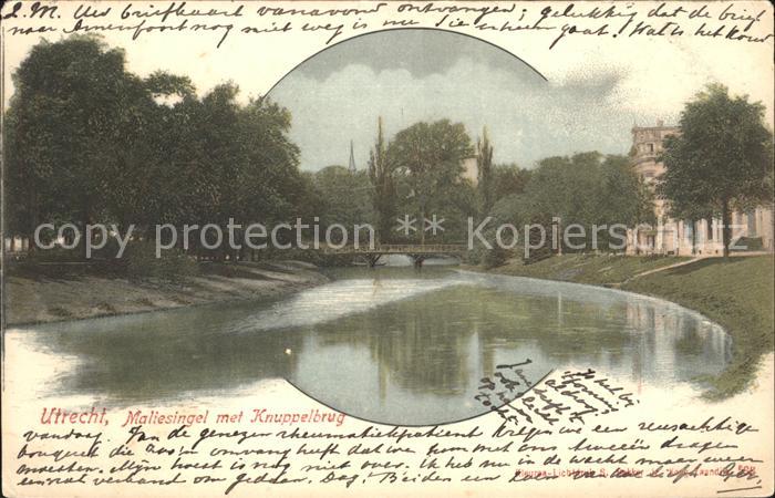 Utrecht Maliesingel met Knuppelbrug