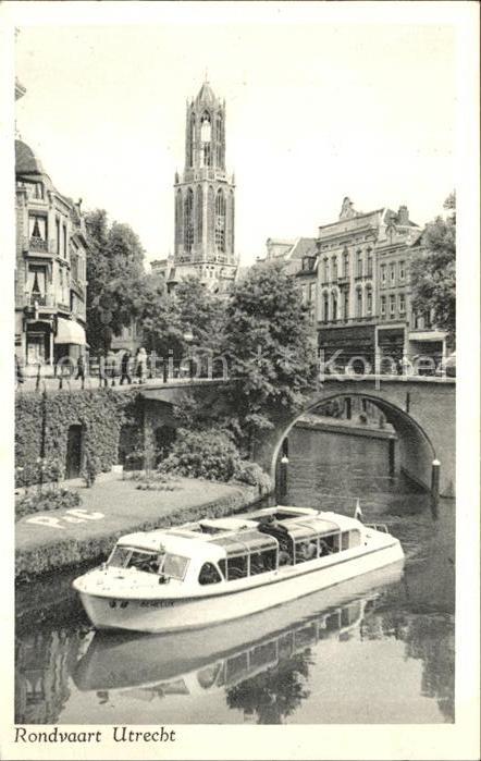 Utrecht Rondvaart Rundfahrt Kirchturm