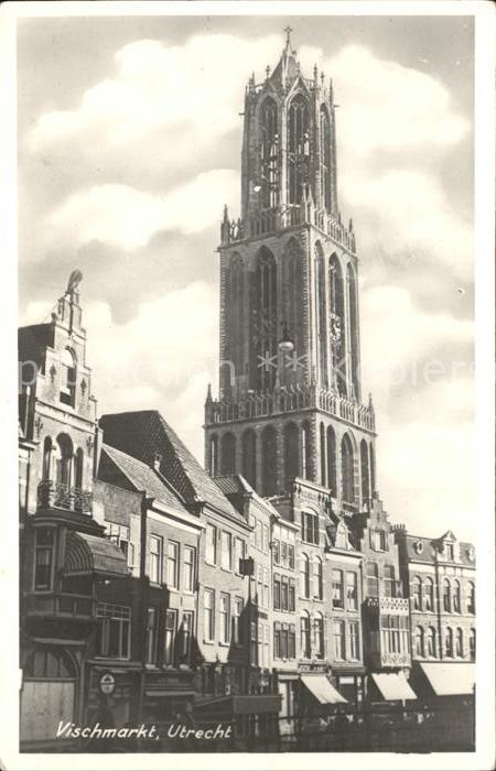 Utrecht Vischmarkt Dom