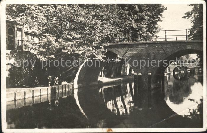 Utrecht Oude Gracht Weesbrug Bruecke
