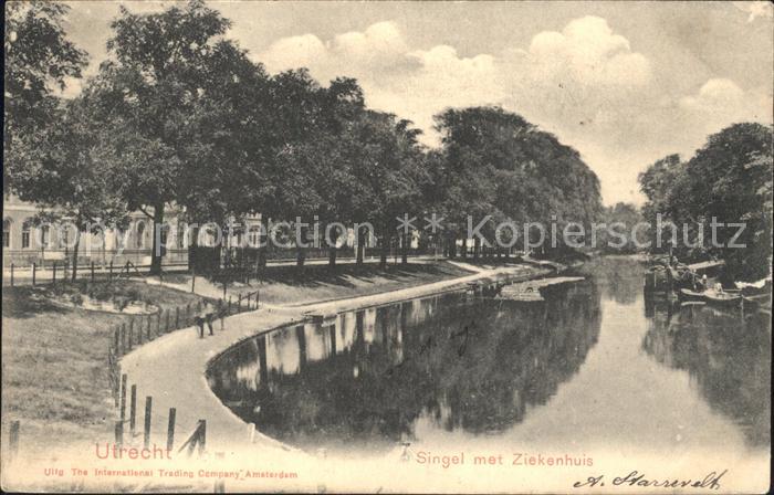 Utrecht Singel met Ziekenhuis