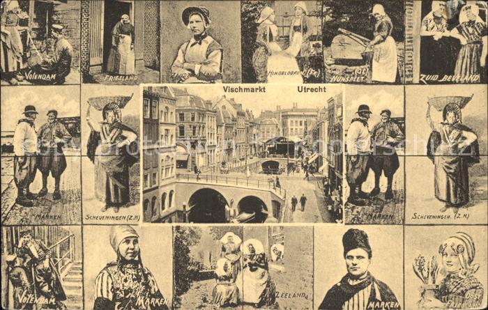 Utrecht Vischmarkt Trachten