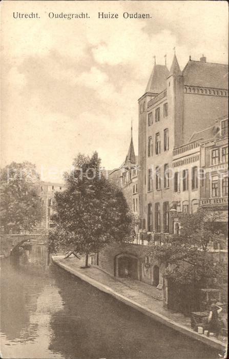 Utrecht Oudegracht Huize Oudaen