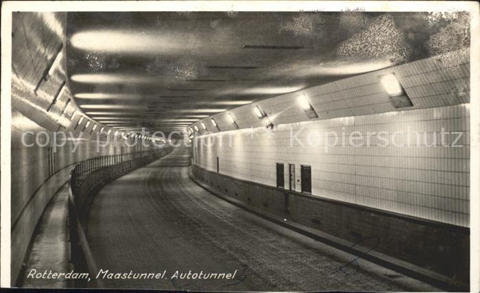 Rotterdam Maastunnel Autotunnel