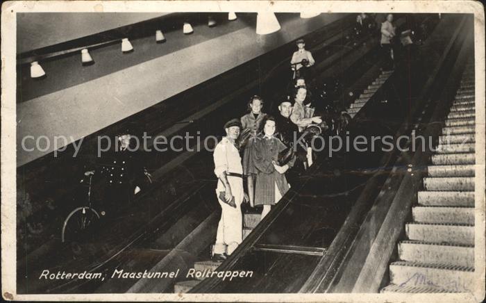 Rotterdam Maastunnel Roltrappen