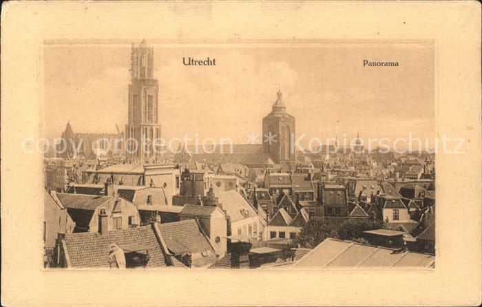Utrecht Panorama Dom Kirche