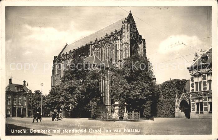 Utrecht Domkerk Standbeeld Graaf Jan van Nassau Denkmal