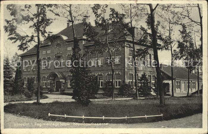 Utrecht Regimentegebouw Kromhoutkazerne Kaserne