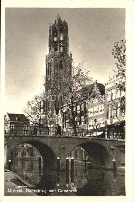 Utrecht Gaardbrug met Domtoren