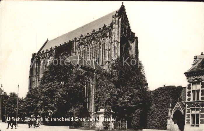 Utrecht Domkerk Standbeeld Graaf Jan van Nassau Denkmal