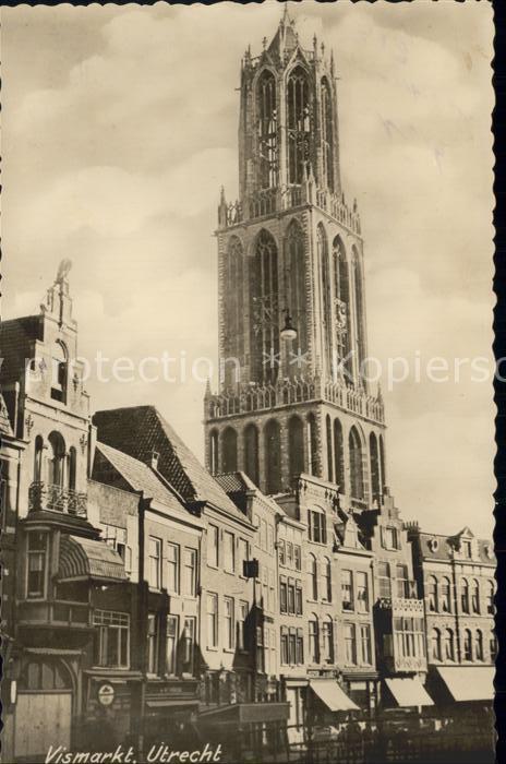 Utrecht Vismarkt Domtoren