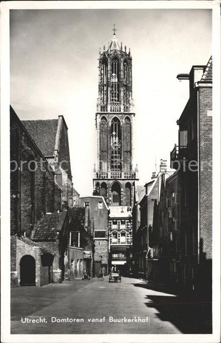 Utrecht Domtoren vanaf Buurkerkhof