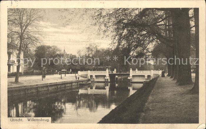 Utrecht Willemsbrug Kanal