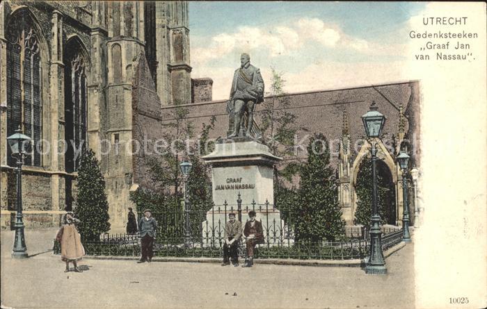 Utrecht Gedenksteeken Graaf Jan van Nassau Statue Denkmal