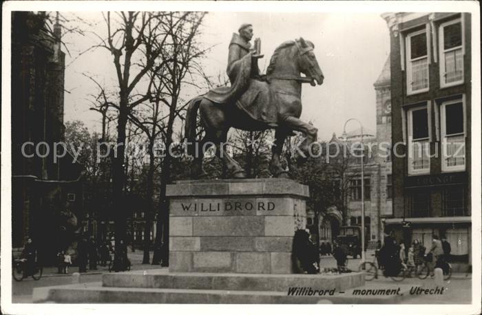 Utrecht Willibrord Monument Reiterstandbild Denkmal