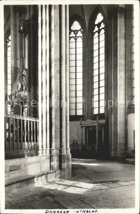 Utrecht Koorgang Domkerk Domkirche