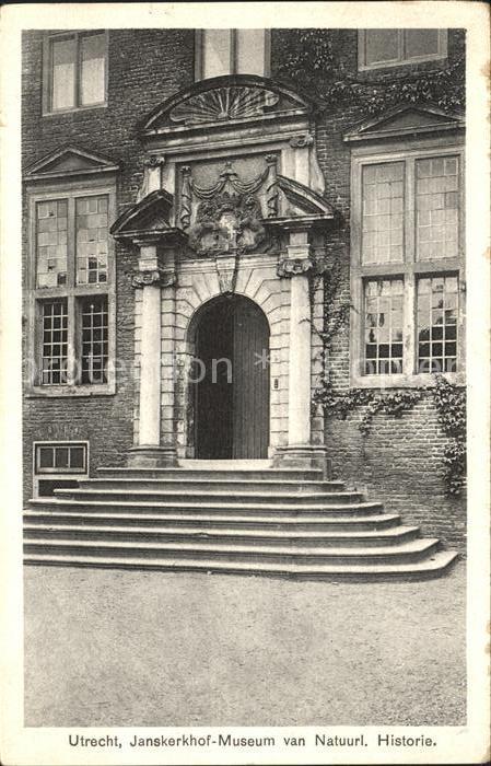 Utrecht Janskerkhof Museum van Natuurl. Historie