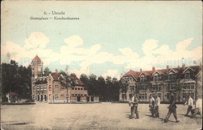 Utrecht Binnenplaats Kromhoutkazerne Kaserne