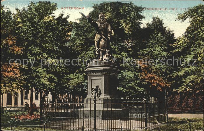 Rotterdam Standbeeld Piet Hein Statue Denkmal