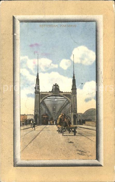 Rotterdam Maarsbrug Bruecke Bilderrahmen