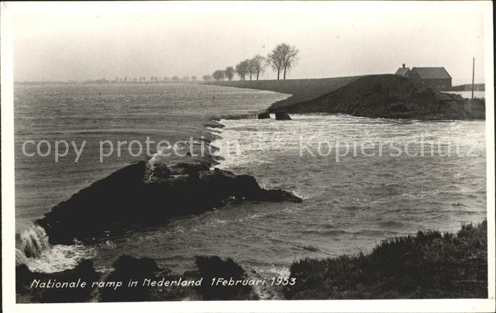 Rotterdam Nationale ramp Februar 1953 Flutkatastrophe
