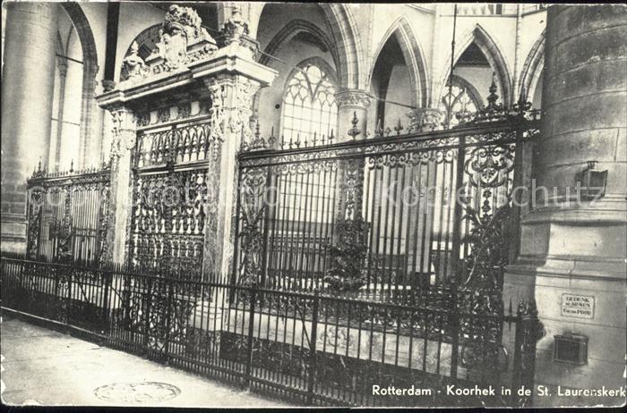 Rotterdam Koorhek in de St Laurenskerk Kirche