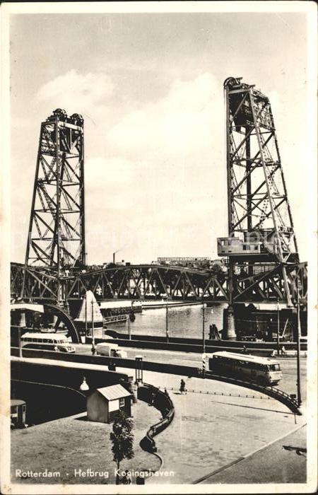 Rotterdam Hefbrug Koningshaven Hebebruecke