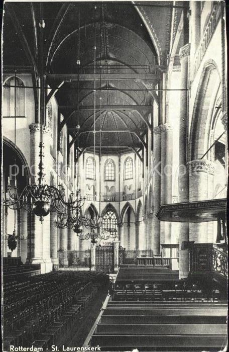 Rotterdam Interieur St Laurenskerk Kirche