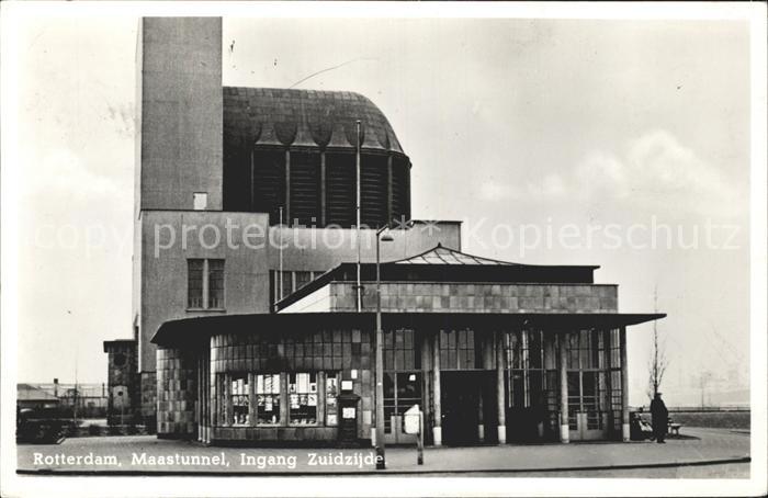 Rotterdam Maastunnel Ingang Zuidzijde