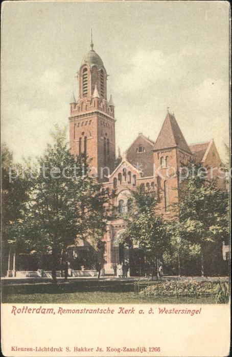 Rotterdam Remonstrantsche Kerk Westersingel Kirche