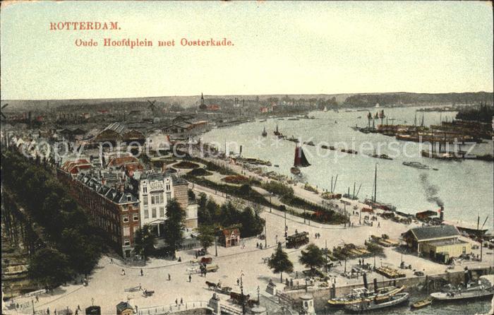 Rotterdam Oude Hoofdplein met Oosterkade