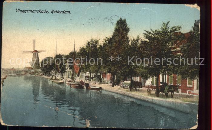 Rotterdam Vlaggemanskade Mole Windmuehle