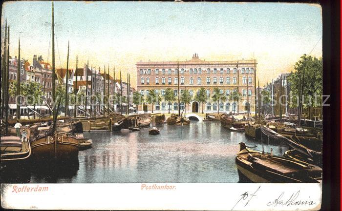 Rotterdam Postkantoor Hafen Schiffe