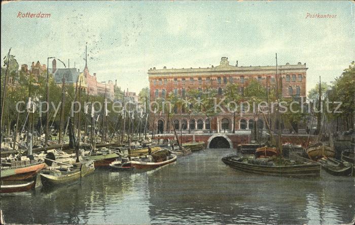 Rotterdam Postkantoor Hafen Schiffe