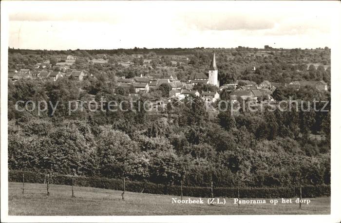 Noorbeek Panorama op het dorp