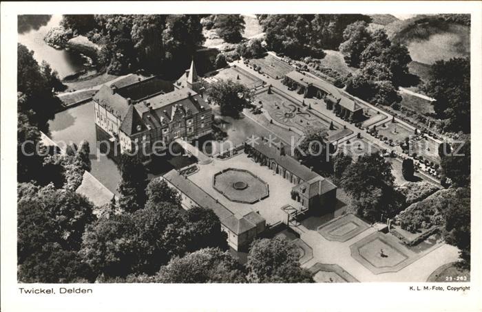 Delden Kasteel Twickel Schloss Fliegeraufnahme