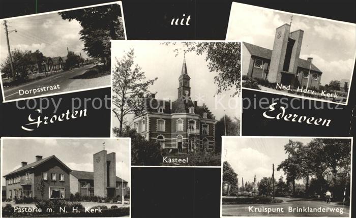 Ederveen Dorpsstraat Kerk Kruispunt Brinklanderw