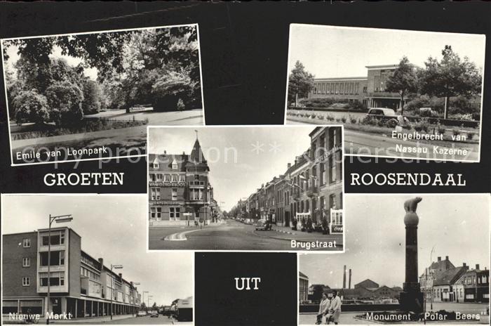 Roosendaal Park Kazerne Markt Monument Polar Beers Brugstraat