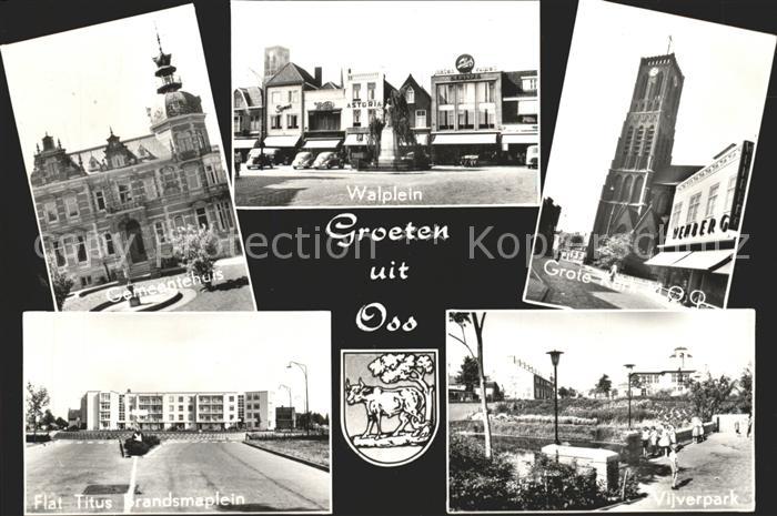 Oss Gemeentehuis Walplein Flat Titus Brandsplein Vijverpark Kerk