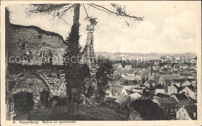 Valkenburg aan de Geul Ruine en panorama