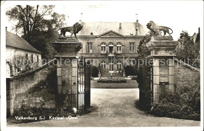 Valkenburg aan de Geul Kasteel Oost Schloss Loewenskulptur