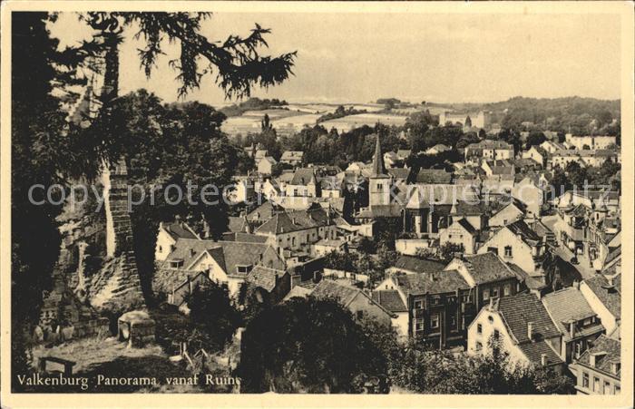 Valkenburg aan de Geul Panorama vanaf Ruine