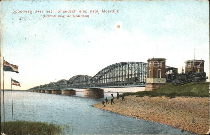 Moerdijk Niederlande Spoorbrug over Hollandsch Diep