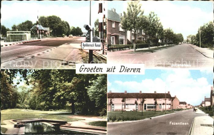 Dieren Kanaalbrug Julianslaan Fazantlaan Carolina Park