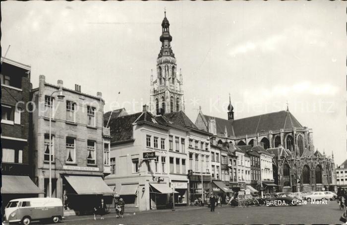 Breda Noord-Brabant Grote Markt Autos