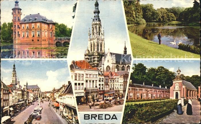 Breda Noord-Brabant Kasteel Stadtpartie