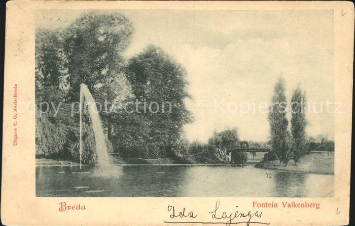 Breda Noord-Brabant Fontaine Valkenberg