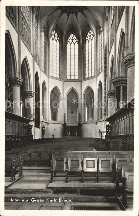 Breda Noord-Brabant Grote Kerk intern