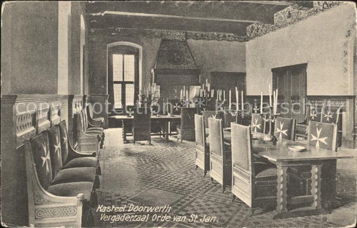 Doorwerth Kasteel Verbaderzaal Orde van St. Jan.