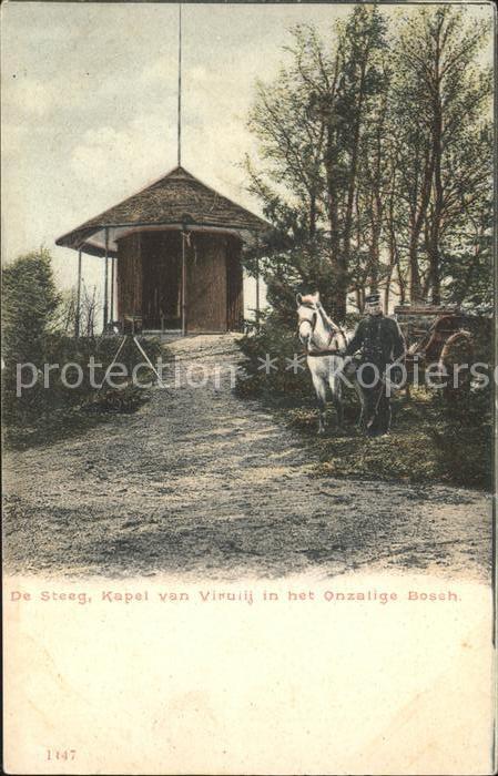 De Steeg Kapel Ozalige Bosch Soldat mit Pferdewagen